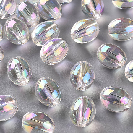 Transparent Acrylic Beads TACR-S156-003B-1