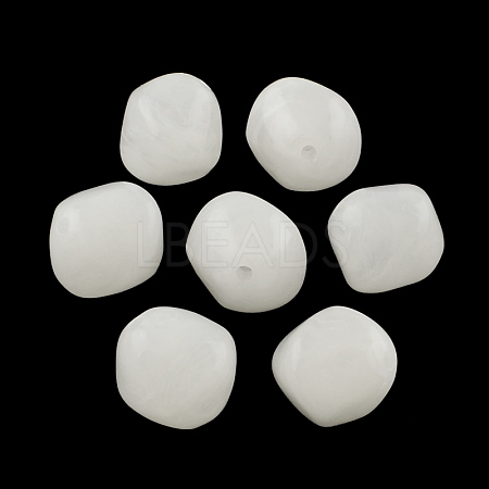 Bicone Imitation Gemstone Acrylic Beads X-OACR-R024-25-1