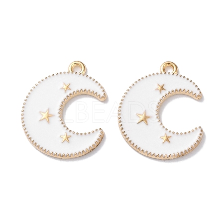 Alloy Enamel Pendants ENAM-O001-11J-G-1