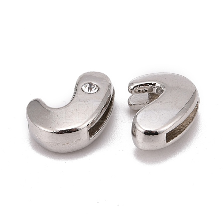 Letter Slider Beads for Watch Band Bracelet Making ALRI-O012-J-NR-1