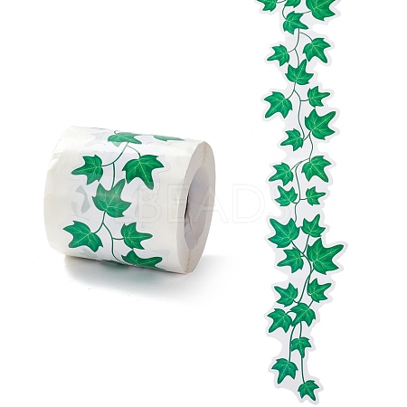 Adhesive Paper Leaf Vine Stickers DIY-O021-03-1