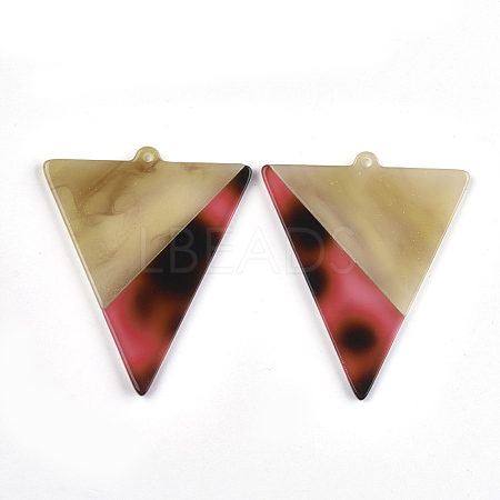 Cellulose Acetate(Resin) Big Pendants KY-S157-20B-1