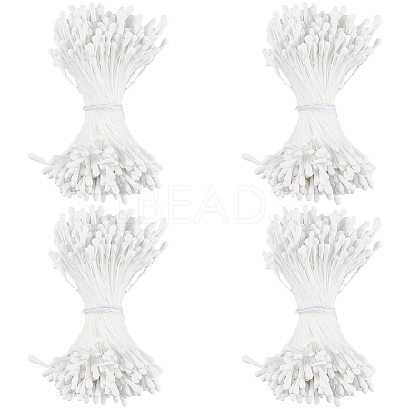 Gypsum with Cotton Cord Artificial Flower Core DIY-WH20007-36A-09-1