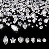 Craftdady 7 Style Cubic Zirconia Cabochons ZIRC-CD0001-07-5