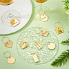 Acrylic Wine Glass Charms AJEW-GA00009-5
