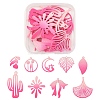 1 Set Spray Painted Alloy Charms FIND-YW0003-11C-1