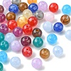 Round Imitation Gemstone Acrylic Beads OACR-R029-8mm-M-1