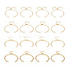 16Pcs 4 Style Adjustable 304 Stainless Steel Chain Link Bracelets Making AJEW-TA0001-24-2