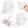 2 Inch Mini PU Leather Photo Albums with Zinc Alloy and Iron Clasps AJEW-WH0816-435P-1