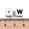 Porcelain Beads X1-PORC-R003-08W-3