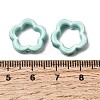 Flower Hollow Glazed Porcelain Bead Frame PORC-A034-09-4