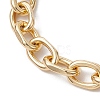 4Pcs 4 Styles 304 Stainless Steel & Brass Chain Bracelets BJEW-JB11022-5