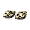 Tibetan Style Rack Plating Brass Bead KK-Q805-29AB-2