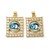 Golden Brass Pendants KK-L209-006G-06-1