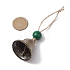 Iron Bell Pendant Decoration HJEW-JM02235-01-3