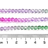 Transparent Painted Glass Beads Strands DGLA-A034-T4mm-A06-3