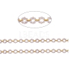 Brass Handmade Beaded Chains CHC-I036-01G-2