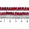 Electroplate Glass Beads Strands LS-EGLA-R030-4x4mm-04-2