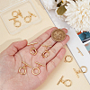 10Pcs Brass Toggle Clasps FIND-BC0005-72-3