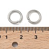 Tarnish Resistant 304 Stainless Steel Open Jump Rings STAS-R065-38-5