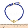 Adjustable Nylon Cord Bracelets X-BJEW-C096-01G-02-5