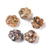 Natural Crazy Agate Cat Paw Print Figurines DJEW-N003-03F-1