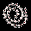 Handmade Millefiori Lampwork Beads Strands LAMP-G164-03M-2