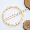 Alloy Geometric Hair Barrettes OHAR-PW0001-216-22-1