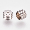 Tarnish Resistant 201 Stainless Steel Cord Ends STAS-L205-22P-2