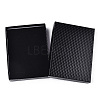 Rhombus Textured Cardboard Jewelry Boxes LS-CBOX-T006-01A-1