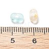Gradient Color Transparent Frosted Acrylic Beads OACR-M023-06F-3