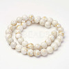 Natural Mashan Jade Beads Strands X-G-P232-01-F-8mm-2