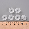 Frosted Acrylic Bead Caps MACR-S371-07A-701-4