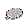 Non-Tarnish 304 Stainless Steel Pendants STAS-P316-15P-3