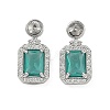 Brass Micro Pave Cubic Zirconia Pendants Settings KK-C172-23P-1