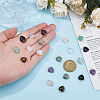 32Pcs 8 Styles Mixed Gemstone Pendants FIND-HS0001-18-3