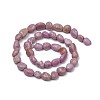 Natural Lepidolite/Purple Mica Stone Beads Strands X-G-L493-60-3