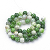 Natural Fire Crackle Agate Beads Strands G-S249-06-8mm-2
