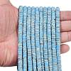 Dyed Synthetic Imperial Jasper Beads Strands G-A272-C06-02-2