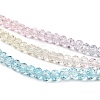 Transparent Painted Glass Beads Strands LS-DGLA-A034-T1mm-A21-4