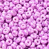 Baking Paint Luster Glass Seed Beads SEED-B001-04A-07-3