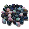 48Pcs 3 Colors Silicone Beads FIND-C0002-16-1