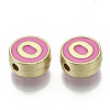 Alloy Enamel Beads X-ENAM-S122-028O-NR-2