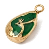 304 Stainless Steel Enamel Pendants SA-CBA7FC1-11G-2