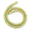 Handmade Polymer Clay Bead Strands CLAY-T020-10A-2