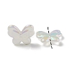 UV Plating Rainbow Iridescent Imitation Jelly Acrylic Beads OACR-K003-012F-2
