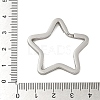 304 Stainless Steel Split Key Rings Hand Polished STAS-D144-01A-P-3