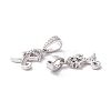 Eco-Friendly Brass Micro Pave Cubic Zirconia Pendants KK-K265-01P-X-2