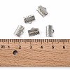 Iron Ribbon Crimp Ends E143Y-N-4