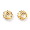 Rack Plating Brass Bead Cap KK-F827-01A-G-2